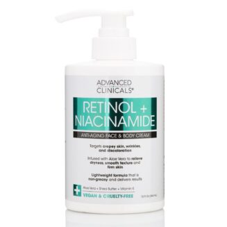ADVANCED CLINICALS RETINOL+NIACINAMIDE CREAM 444ml
