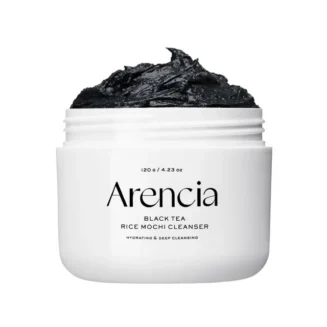Arencia Rice Mochi Cleanser — nettoyant visage hydratant au thé noir & yuzu 120g