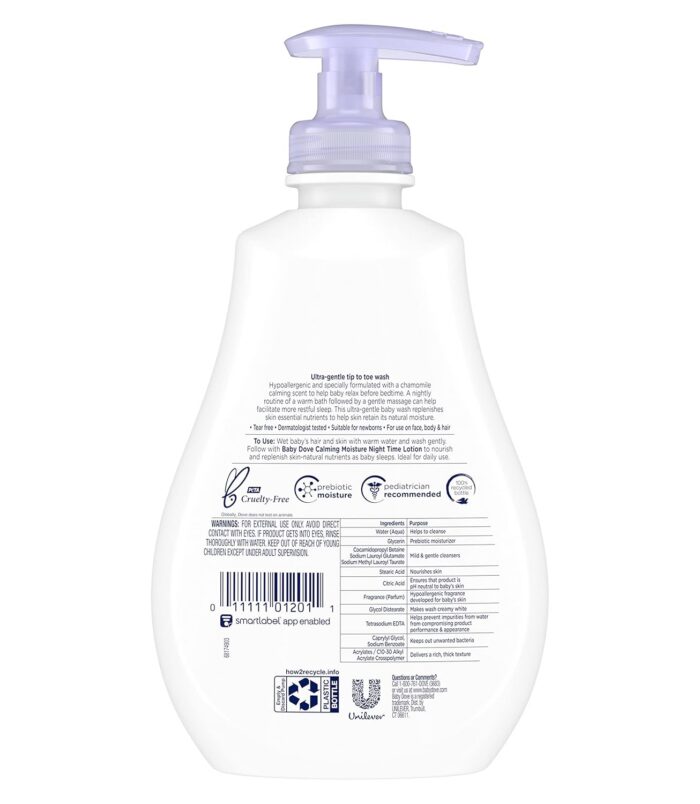 Baby Dove Night Time Wash – Calming Moisture (400 ml).2 Baby Dove Night Time Wash – Calming Moisture (400 ml).2