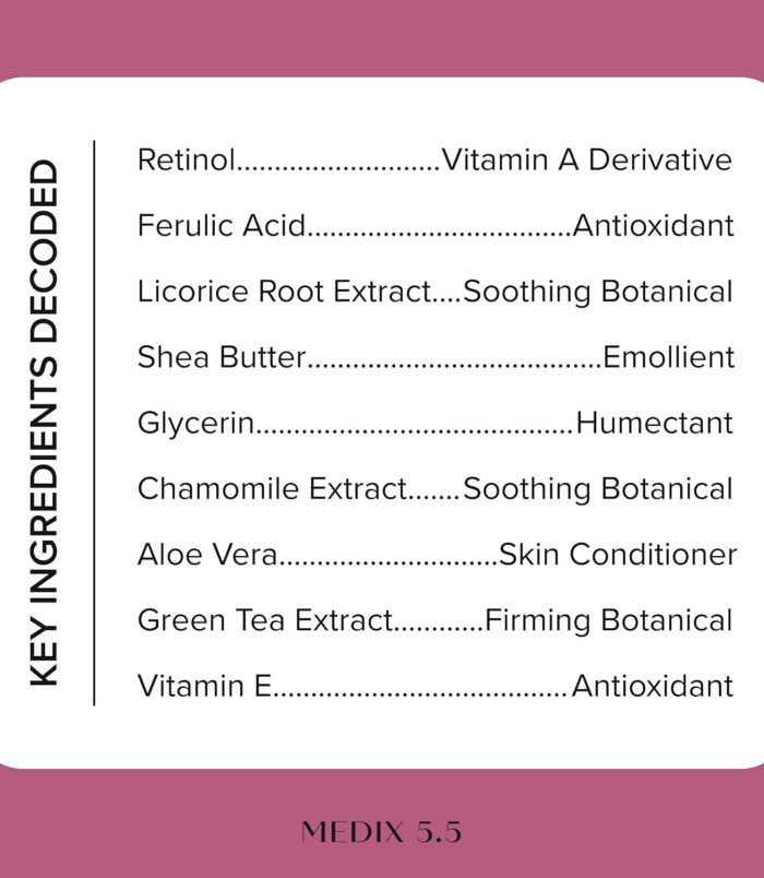 Medix 5.5 Retinol Body Lotion Firming Moisturizer Crepey Skincare Treatment Retinol Body Cream Anti Aging Firming Cream For Women14