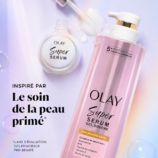 alt="Parfum gourmand du gel douche sérum Olay"