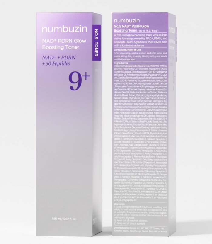 Toner éclat numbuzin No.9 PDRN 150m6