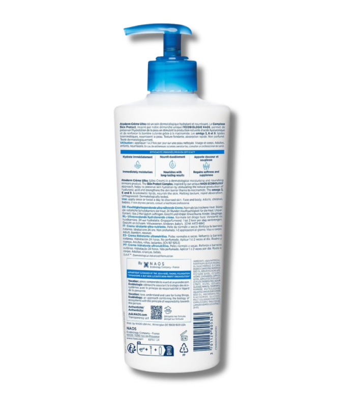 Crème Bioderma Atoderm Ultra 500ml02