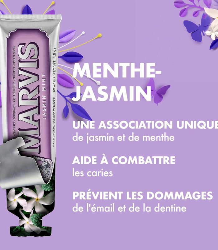 Dentifrice Marvis jasmin menthe 85ml2