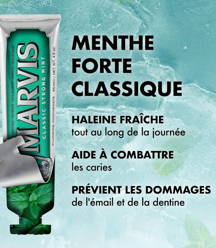 Dentifrice Marvis menthe forte 85ml1