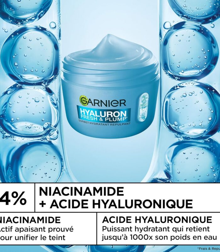 Garnier Hyaluron Fresh & Plump Sorbet Hydratant 85ml6 Garnier Hyaluron Fresh & Plump Sorbet Hydratant 85ml6