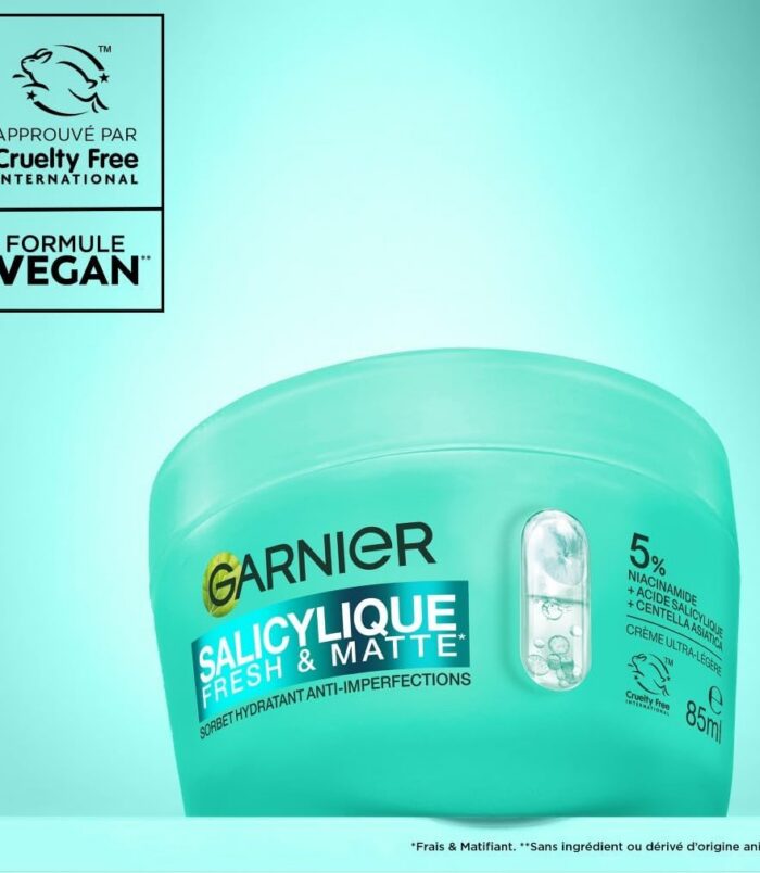 Garnier Salicylique Fresh & Matte Sorbet Hydratant 85ml2