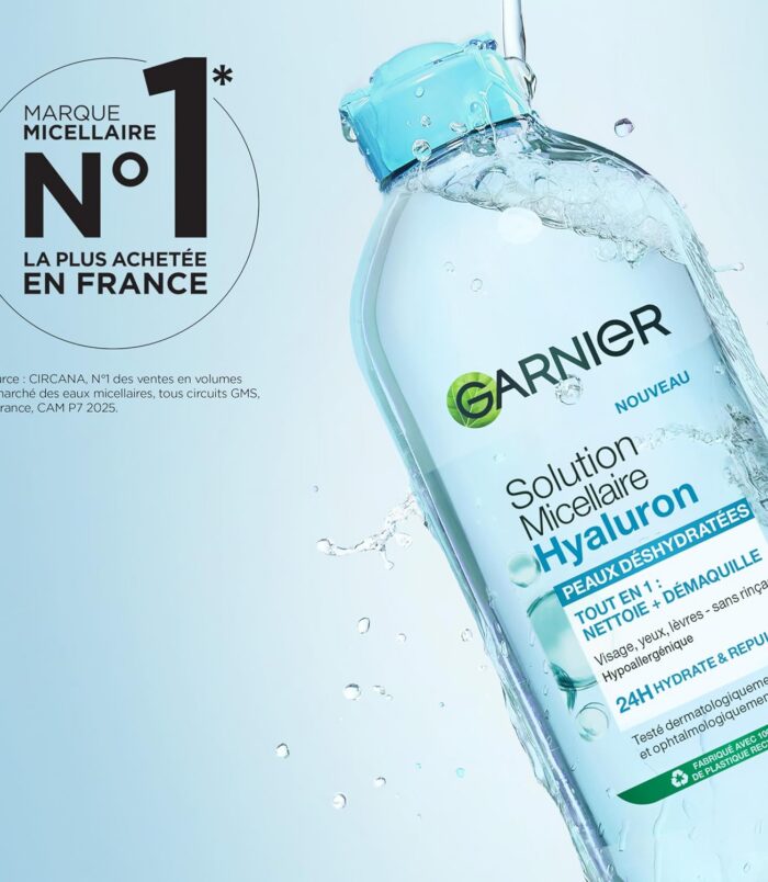 Garnier Solution Micellaire Tout en 1 Peaux Déshydratées 400ml3 Garnier Solution Micellaire Tout en 1 Peaux Déshydratées 400ml3