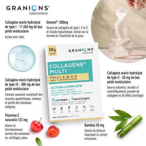 Granions Collagène+ Multi 5 Types de Collagène4 Granions Collagène+ Multi 5 Types de Collagène4
