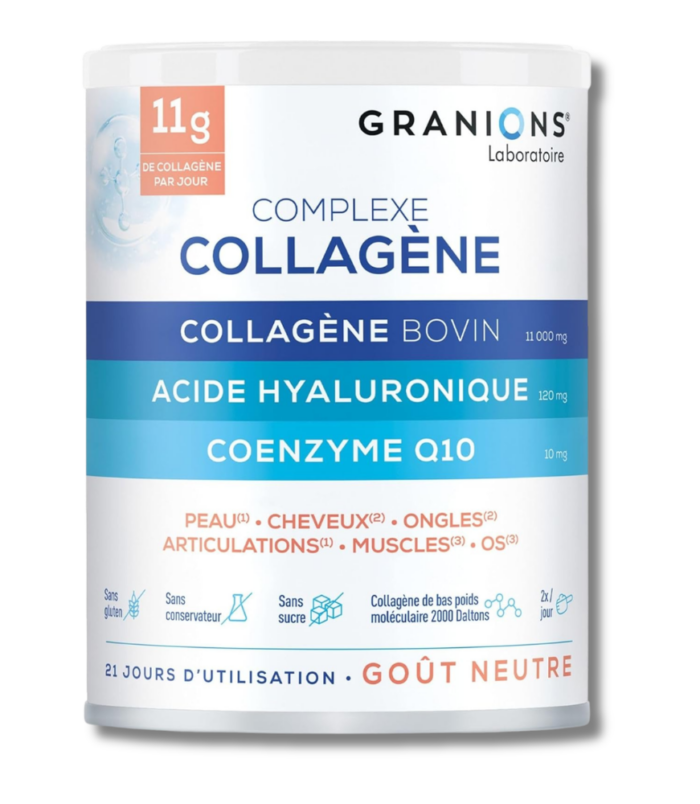 Granions Complexe Collagène Bovin Acide Hyaluronique Q10 242g Granions Complexe Collagène Bovin Acide Hyaluronique Q10 242g