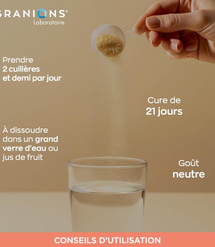 Granions Complexe Collagène Bovin Acide Hyaluronique Q10 242g4 Granions Complexe Collagène Bovin Acide Hyaluronique Q10 242g4