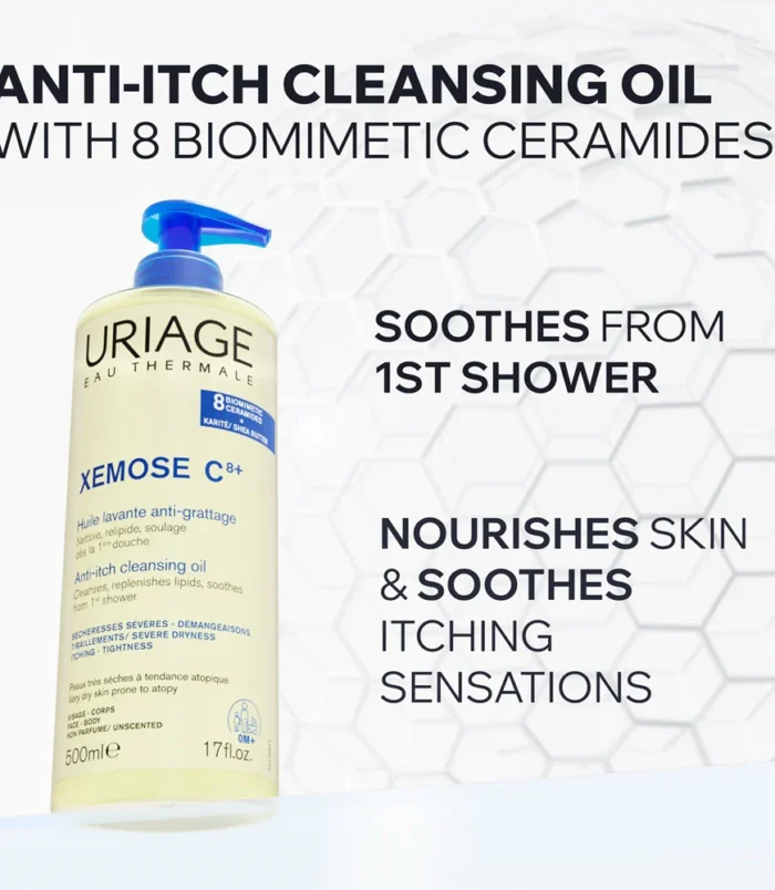Huile lavante Uriage Xémose C8+ 1L2