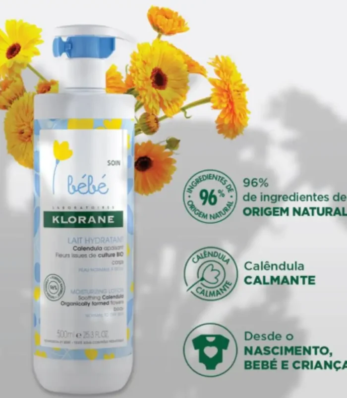 Klorane Bébé Lait Hydratant Corps 500ml3