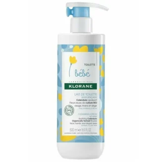 Klorane Bébé Lait de Toilette Sans Rinçage 500ml