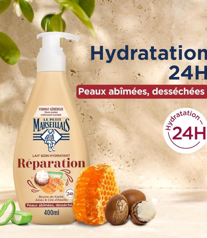 Le Petit Marseillais Lait Soin Hydratant Réparation 750ml2