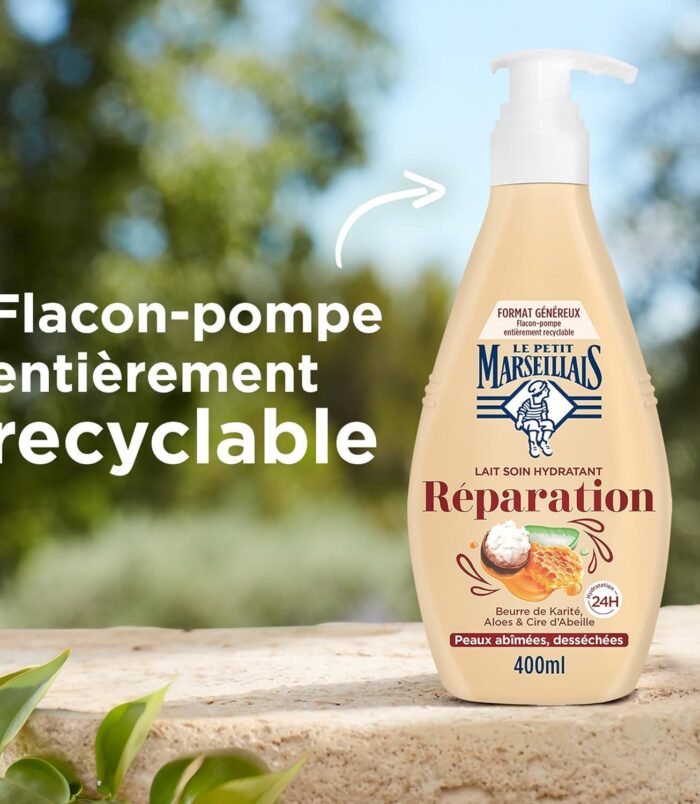 Le Petit Marseillais Lait Soin Hydratant Réparation 750ml4