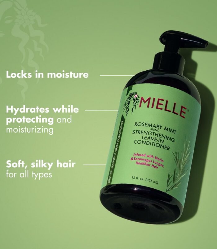 Mielle leave-in, biotine + romarin, sans rinçage2