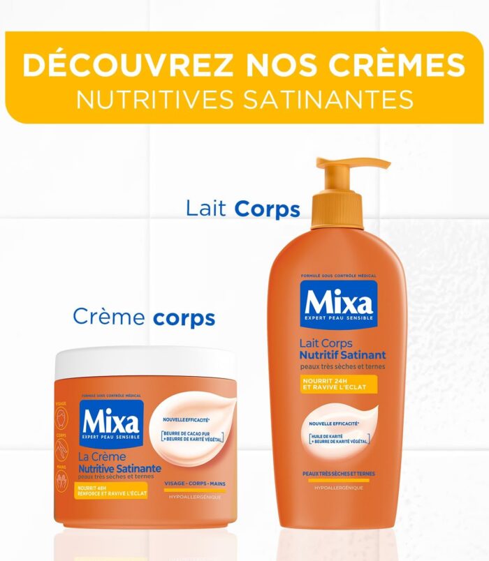 Mixa La Crème Nutritive Satinante 400ml3