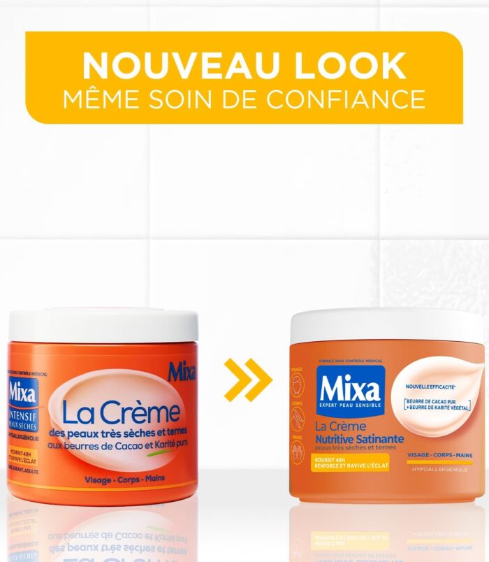 Mixa La Crème Nutritive Satinante 400ml4