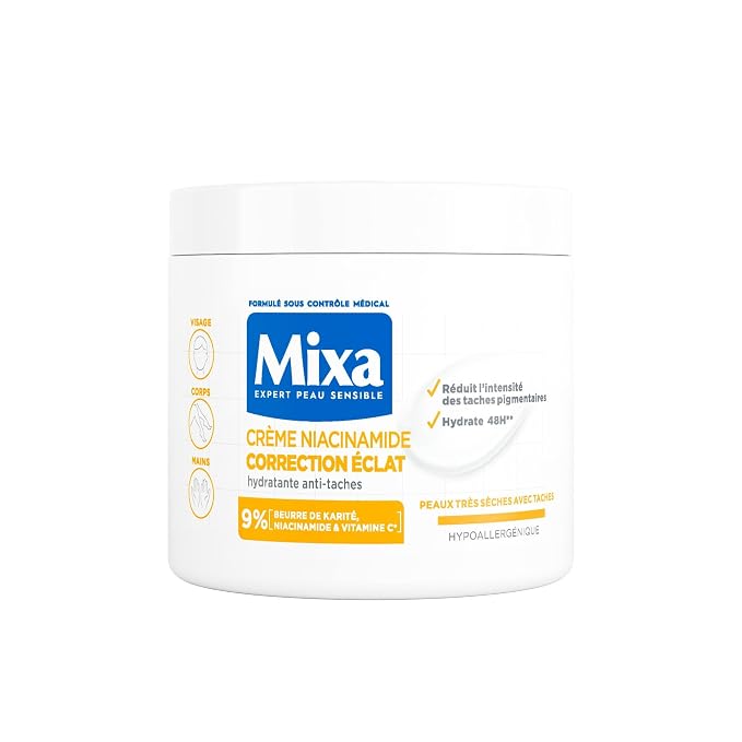 Mixa Niacinamide Bright Crème Hydratante Anti-Taches 400ml Mixa Niacinamide Bright Crème Hydratante Anti-Taches 400ml