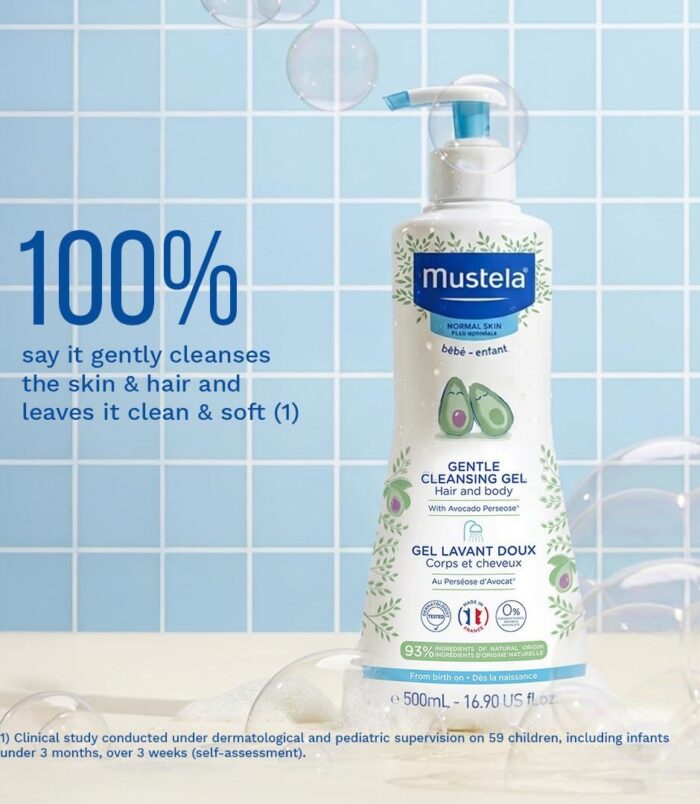 Mustela Bébé Gel Lavant Doux Corps et Cheveux 500ml1