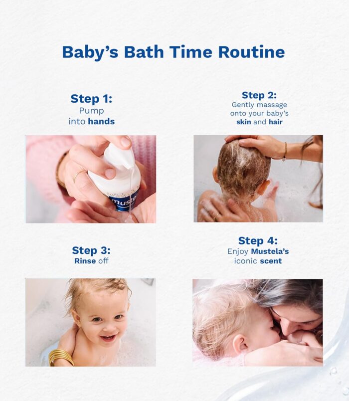 Mustela Bébé Gel Lavant Doux Corps et Cheveux 500ml5